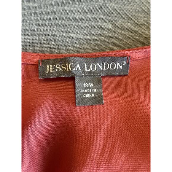 Jessica London Striped Flyaway Fit Flare Maxi Dress Size 18 Plus Belt Flowy Fem - Picture 11 of 13